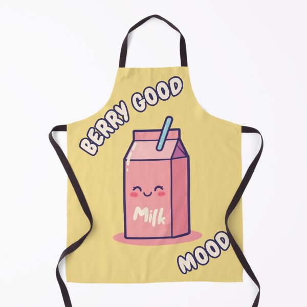 Item preview, Berry Good Mood Cute Strawberry Milk Happy Kawaii Design designed and sold by The Fine Print by BassAddict.
