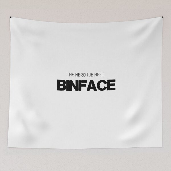 Item preview, The Hero We Need Count Binface - British Satire Political Meme Text Art Sticker  designed and sold by Amituniqart.
