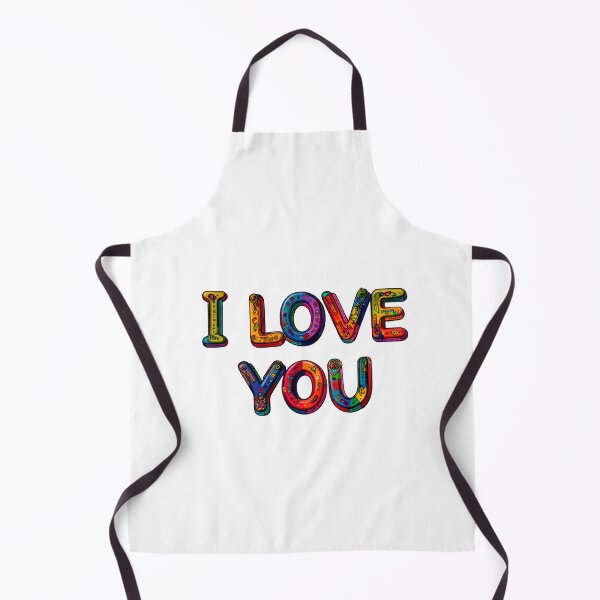 Item preview, I Love You - Colorful Psychedelic Bubble Letter Art designed and sold by Outlet Raloel.