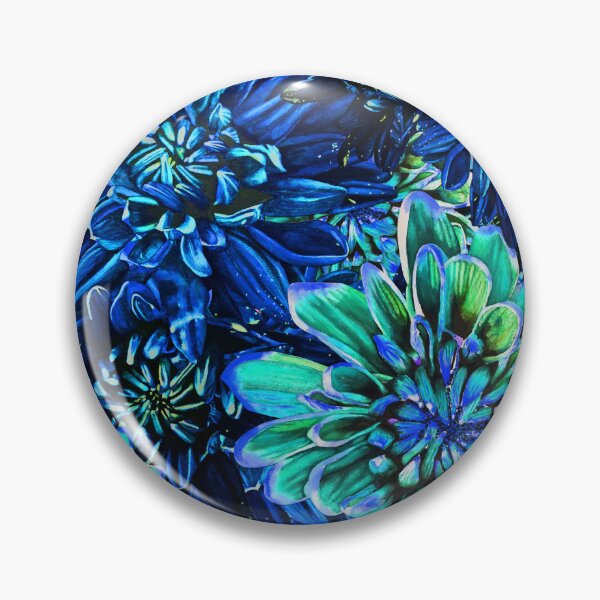 Item preview, Blue Chrysanthemums Background 2 designed and sold by nastiaart.