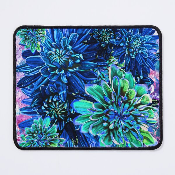 Item preview, Blue Chrysanthemums Background 2 designed and sold by nastiaart.
