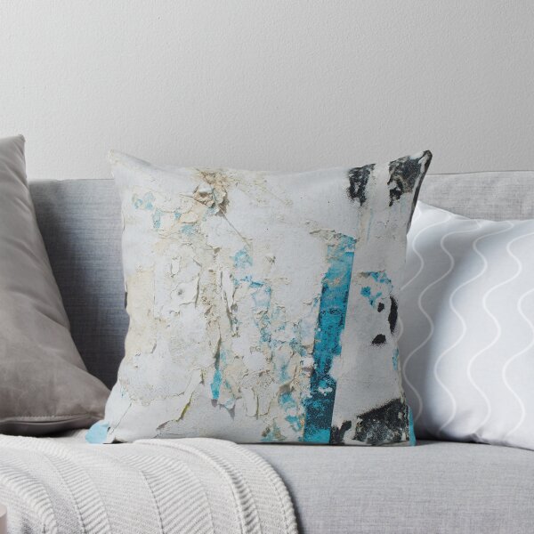 Item preview, Torn Turquoise – Abstract Peeling Texture Print designed and sold by BuckaBaby.