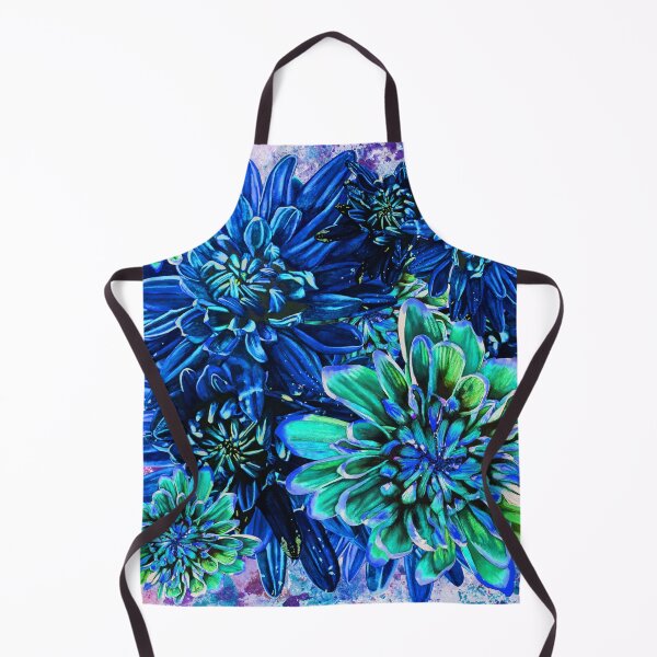 Item preview, Blue Chrysanthemums Background 2 designed and sold by nastiaart.