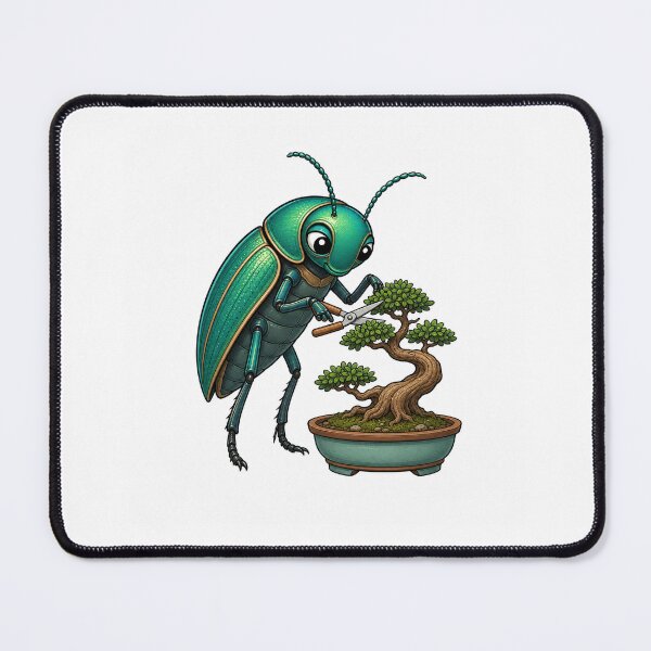 Item preview, Jewel Beetle Bonsai Gardener designed and sold by GoverArt.