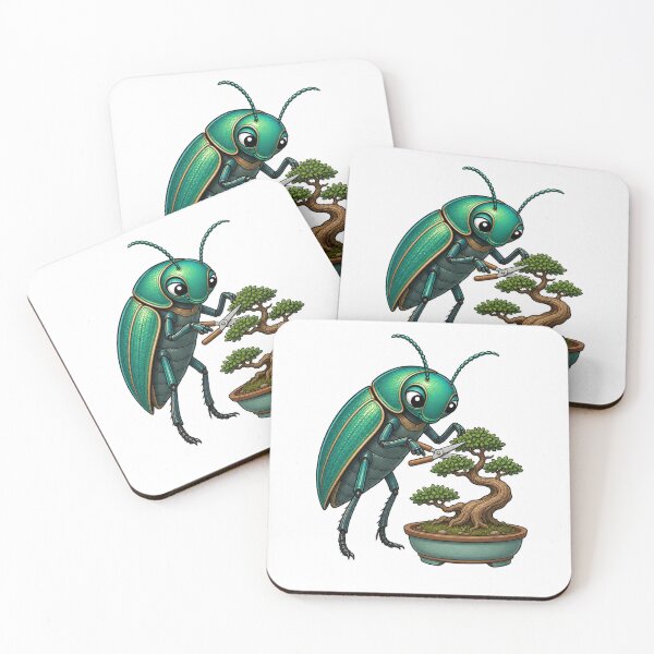 Item preview, Jewel Beetle Bonsai Gardener designed and sold by GoverArt.