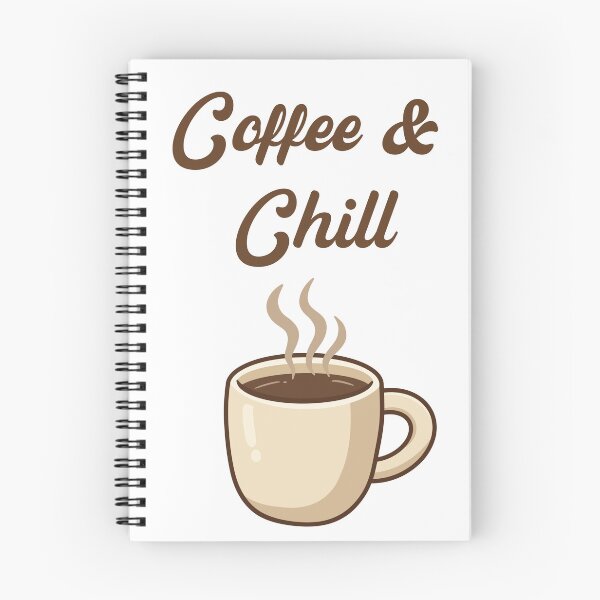 Item preview, Coffee & Chill | Cozy Coffee Lover Retro Typography | Cute Coffee Mug Illustration designed and sold by MikkamioDesign.