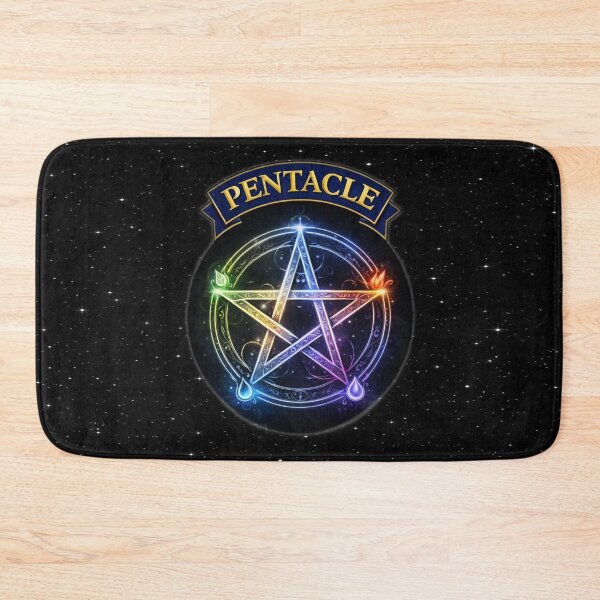 Item preview, Celestial Rainbow Pentacle – Mystical Cosmic Symbol of Balance designed and sold by MysticOzzy.