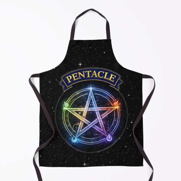 Item preview, Celestial Rainbow Pentacle – Mystical Cosmic Symbol of Balance designed and sold by MysticOzzy.