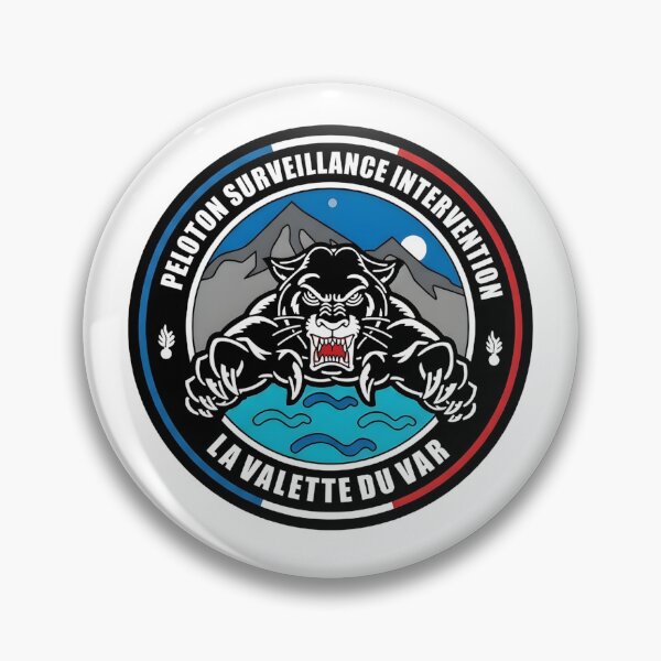 Item preview, Peloton Surveillance Intervention La Valette du Var Emblem designed and sold by CharlieDesings.
