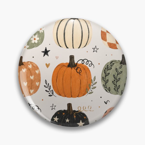 Item preview, Boho Pumpkin, Preppy Fall Pumpkin, Cute Pattern Pumpkin, Coquette Autumn, Thanksgiving designed and sold by Sprinkle12345.