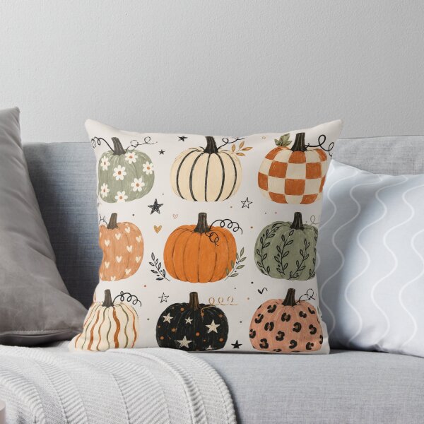 Item preview, Boho Pumpkin, Preppy Fall Pumpkin, Cute Pattern Pumpkin, Coquette Autumn, Thanksgiving designed and sold by Sprinkle12345.