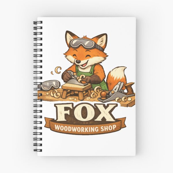 Item preview, Fox Woodworking Shop Whimsical Studio Mascot designed and sold by TheRealTaria.