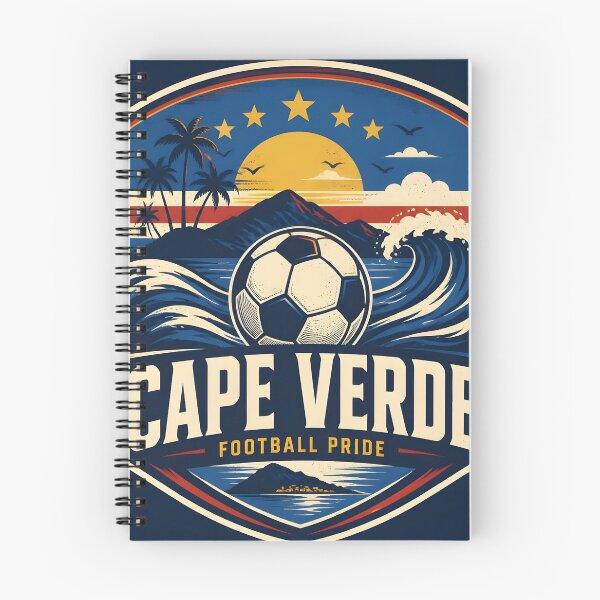 Item preview, Cape Verde Footbal Pride Vintage Soccer Island Design designed and sold by WonderMugStudio.