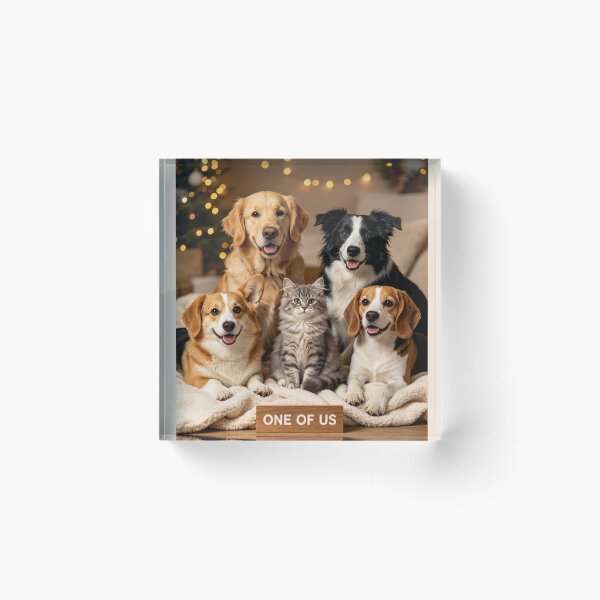 Item preview, One Of Us Cat and Dogs Pet Family Inclusion designed and sold by BagFactoryUK.