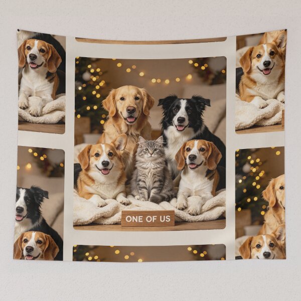 Item preview, One Of Us Cat and Dogs Pet Family Inclusion designed and sold by BagFactoryUK.