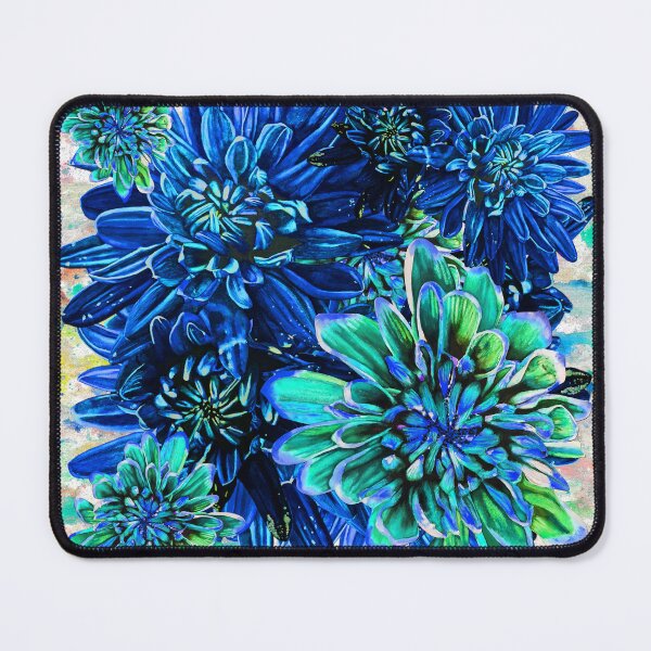 Item preview, Blue Chrysanthemums Background 3 designed and sold by nastiaart.
