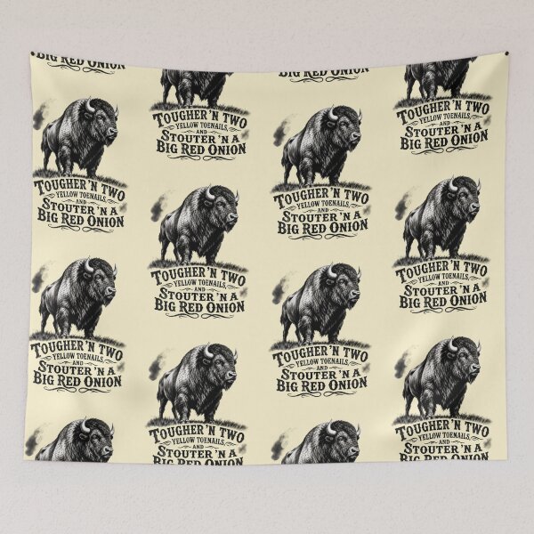Item preview, Tough Bison designed and sold by ShindigiddyDog.