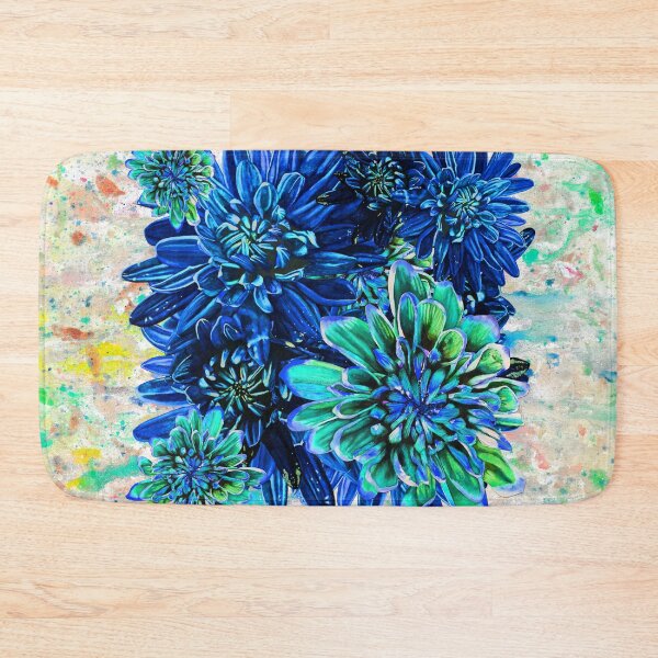 Item preview, Blue Chrysanthemums Background 3 designed and sold by nastiaart.