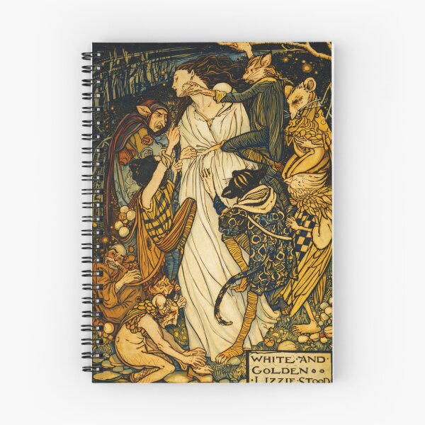 Item preview, Goblin Market Art Nouveau Enchanted Forest Temptation Scene for Dark Fantasy Art Lovers designed and sold by RickE.