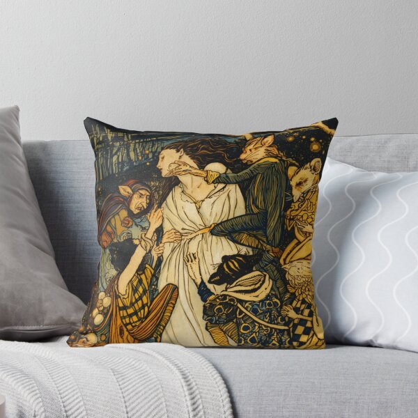 Item preview, Goblin Market Art Nouveau Enchanted Forest Temptation Scene for Dark Fantasy Art Lovers designed and sold by RickE.