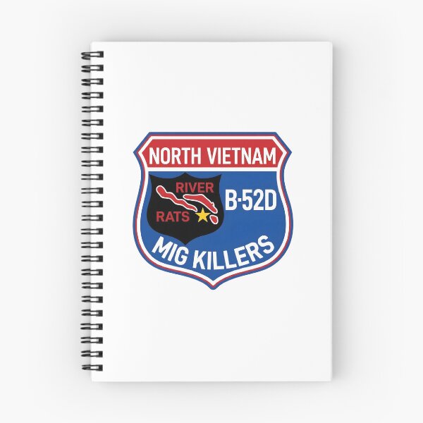Item preview, North Vietnam River Rats B-52D MiG Killers Emblem designed and sold by CharlieDesings.