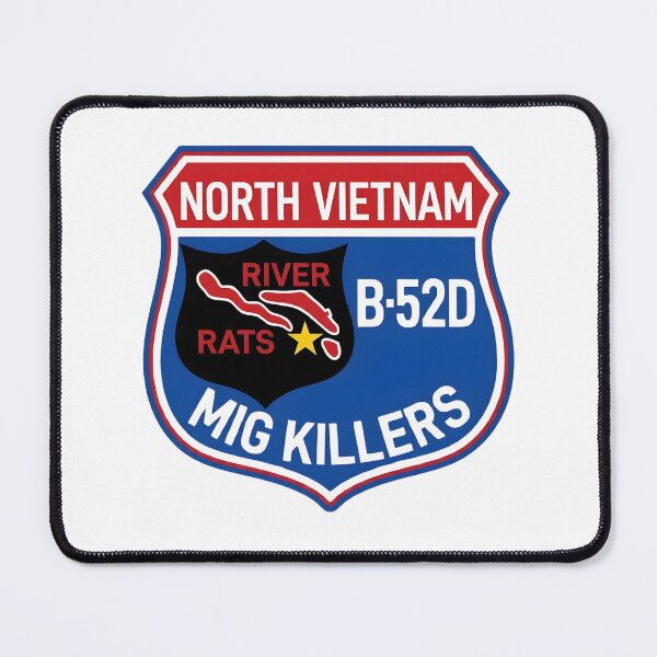 Item preview, North Vietnam River Rats B-52D MiG Killers Emblem designed and sold by CharlieDesings.