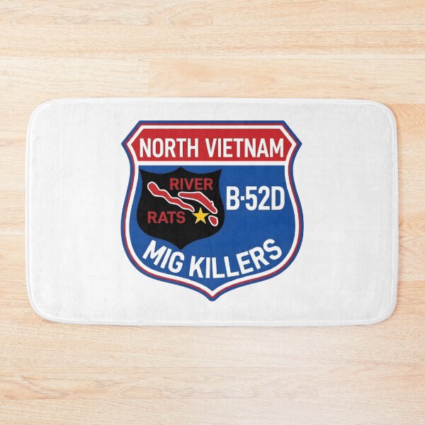 Item preview, North Vietnam River Rats B-52D MiG Killers Emblem designed and sold by CharlieDesings.