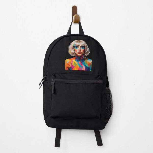 Item preview, Lady Gaga - Geometric Pop Art Colorful Portrait designed and sold by DGMaxShop.