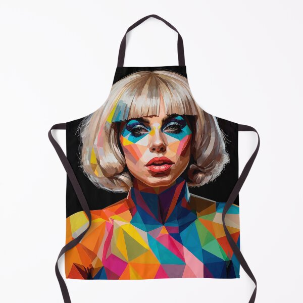 Item preview, Lady Gaga - Geometric Pop Art Colorful Portrait designed and sold by DGMaxShop.