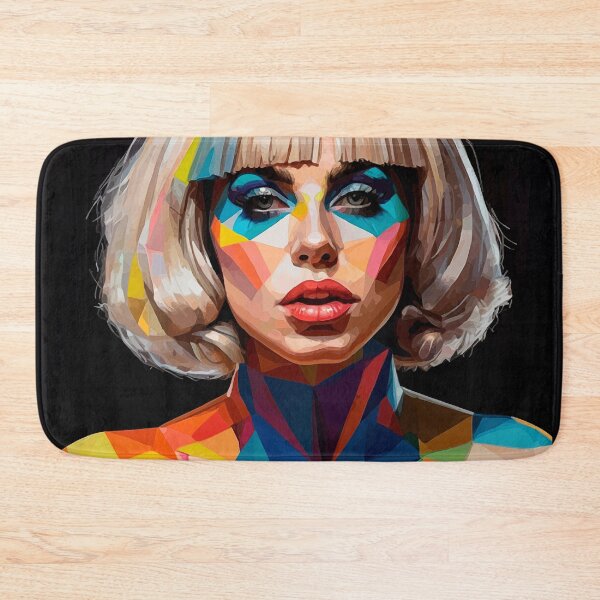 Item preview, Lady Gaga - Geometric Pop Art Colorful Portrait designed and sold by DGMaxShop.
