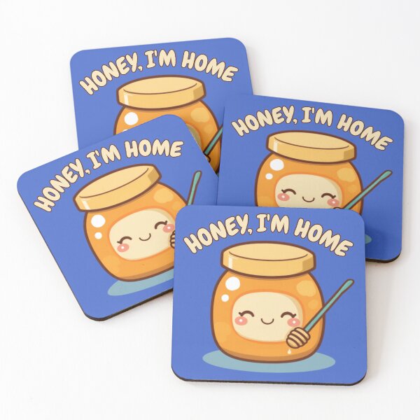 Item preview, Honey I’m Home Cute Honey Jar Cozy Couple Humor designed and sold by The Fine Print by BassAddict.