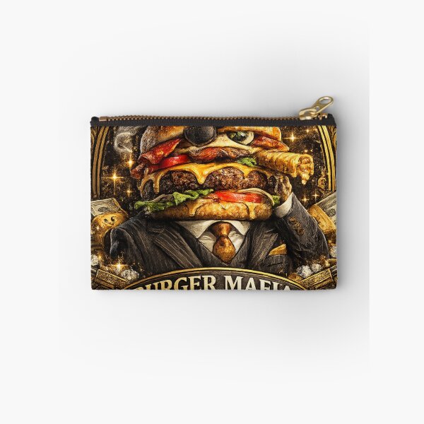 Item preview, Burger Mafia King | Funny Gangster Cheeseburger Vintage T-Shirt Sticker designed and sold by irfanshikh.