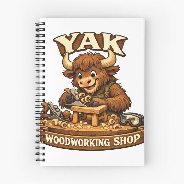 Item preview, Yak Woodworking Shop Whimsical Studio Mascot designed and sold by TheRealTaria.