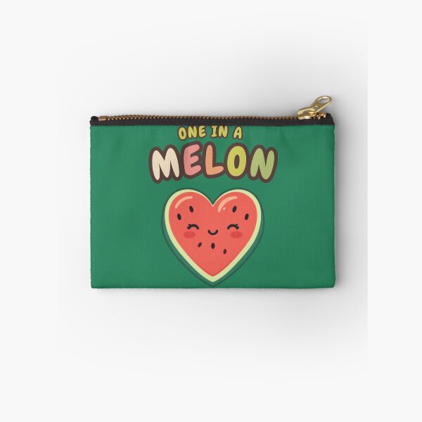 Item preview, One In A Melon Cute Watermelon Heart Romantic Saying designed and sold by The Fine Print by BassAddict.