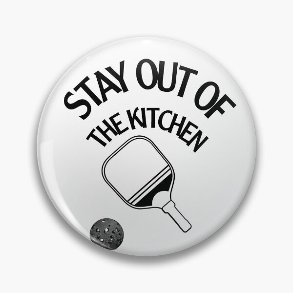 Item preview, Stay Out of the Kitchen Funny Pickleball Paddle Design designed and sold by UNIX-G.