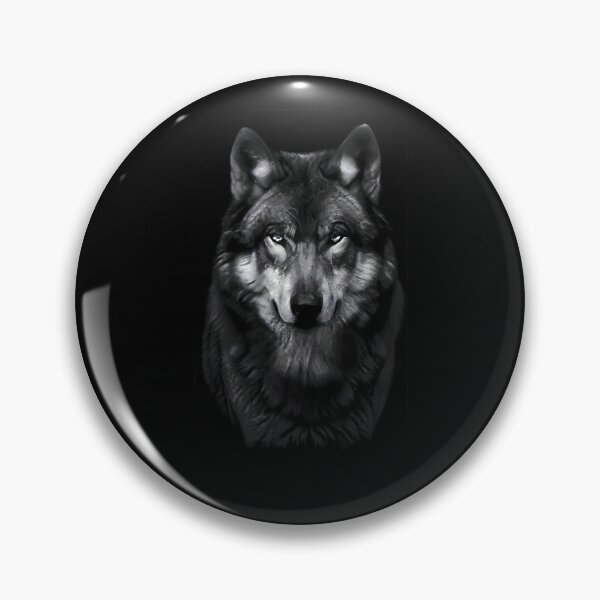 Item preview, Wolf Spirit – Monochrome Fine Art Portrait 2 designed and sold by Lucia Amaris Art.