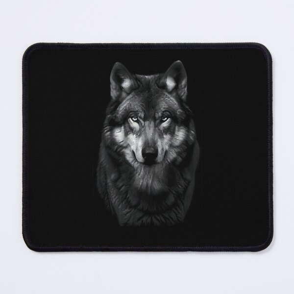 Item preview, Wolf Spirit – Monochrome Fine Art Portrait 2 designed and sold by Lucia Amaris Art.