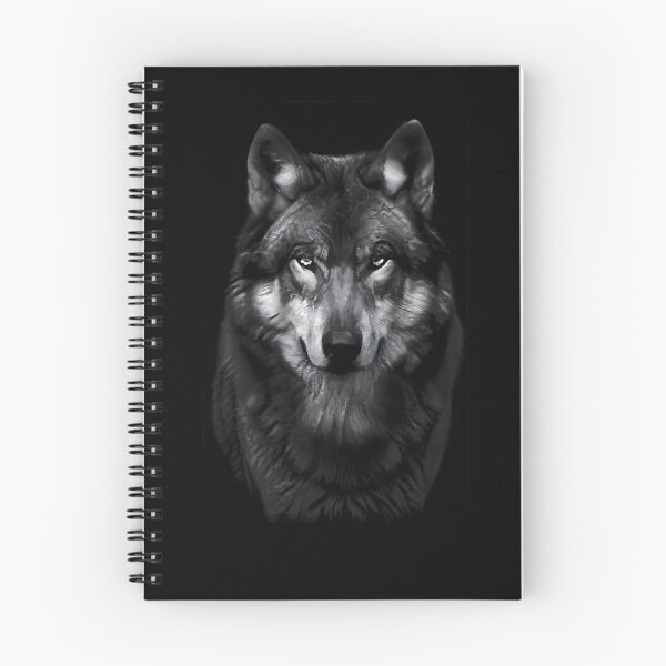 Item preview, Wolf Spirit – Monochrome Fine Art Portrait 2 designed and sold by Lucia Amaris Art.