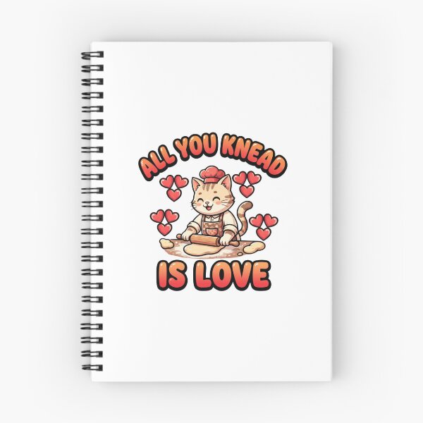 Item preview, Funny all you knead is love cat biscuits  Valentine Cat designed and sold by ArtDesignTp.