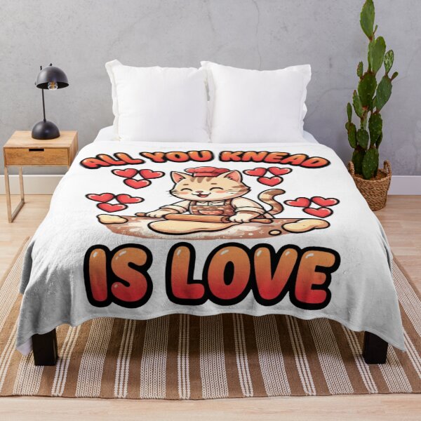 Item preview, Funny all you knead is love cat biscuits Valentine Cat designed and sold by ArtDesignTp.