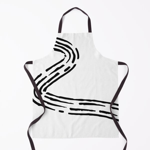 Item preview, Minimalist Winding Road Abstract Line Art designed and sold by BetweenForms.