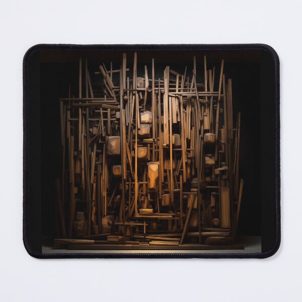 Item preview, A1 Abstract Wooden Sculpture designed and sold by CrumbBumStudio.