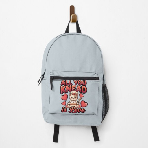 Item preview, funny cat Valentine baking all you knead is love pun designed and sold by ArtDesignTp.