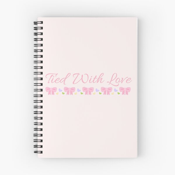 Item preview, Tied With Love Bows | Cute Coquette Ribbon Typography Design designed and sold by Rush2Buy.