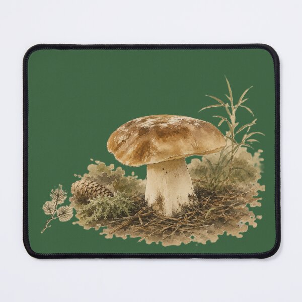 Item preview, Classic Porcini Botanical Watercolor designed and sold by 63Hotpeppers.