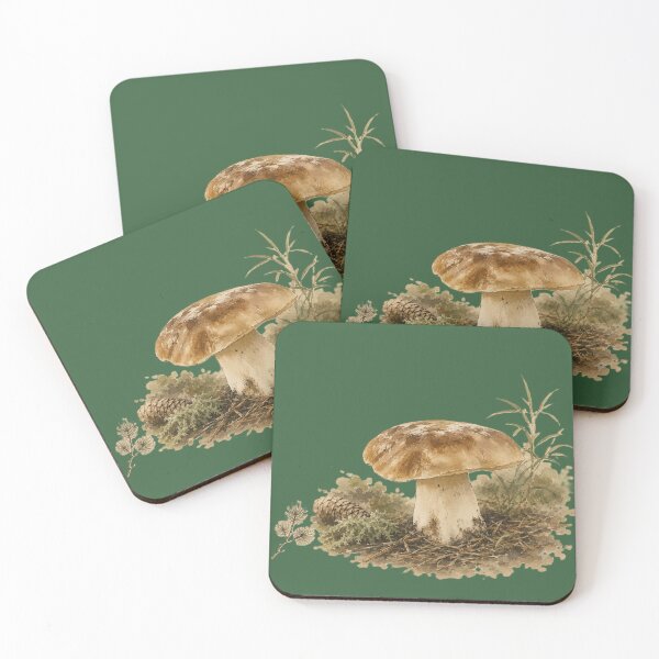 Item preview, Classic Porcini Botanical Watercolor designed and sold by 63Hotpeppers.