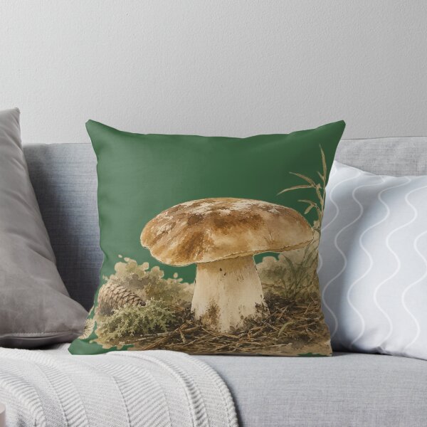 Item preview, Classic Porcini Botanical Watercolor designed and sold by 63Hotpeppers.