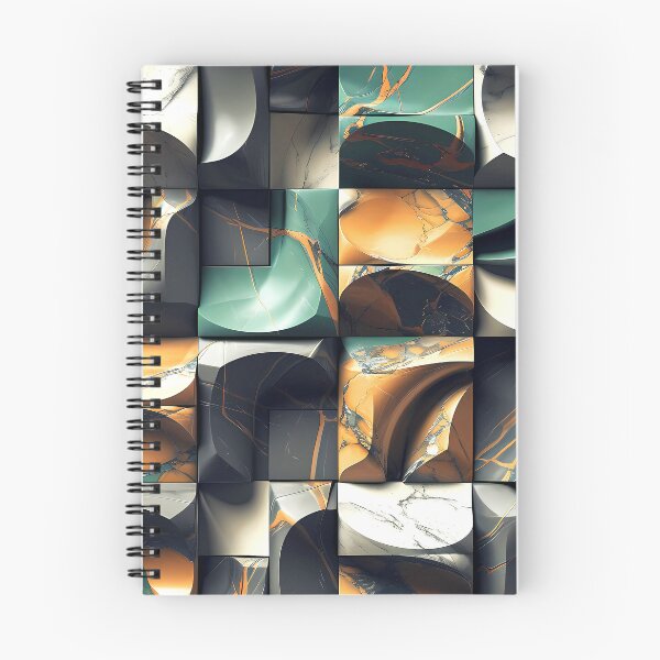 Item preview, Abstract Geometric Marbled Art Green And Golden Shapes  designed and sold by DEC02.
