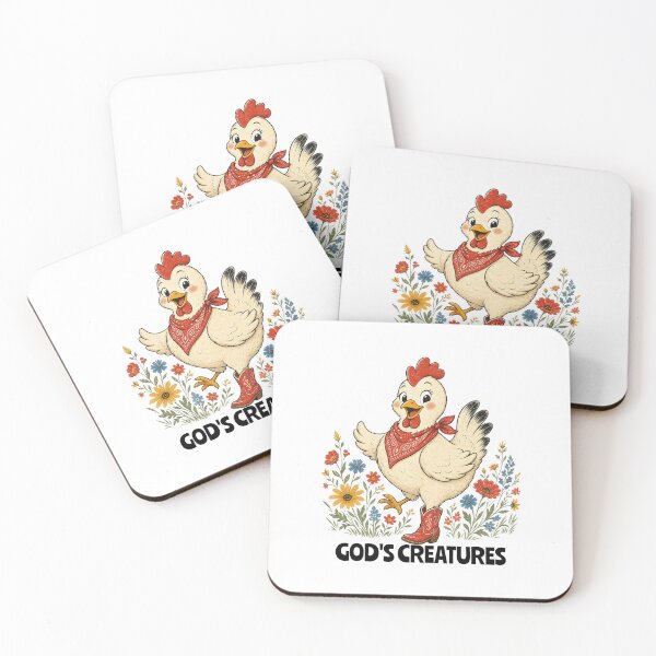 Item preview, Country Dancing Chicken God's Creatures designed and sold by Rosie's Wildflower Boutique.