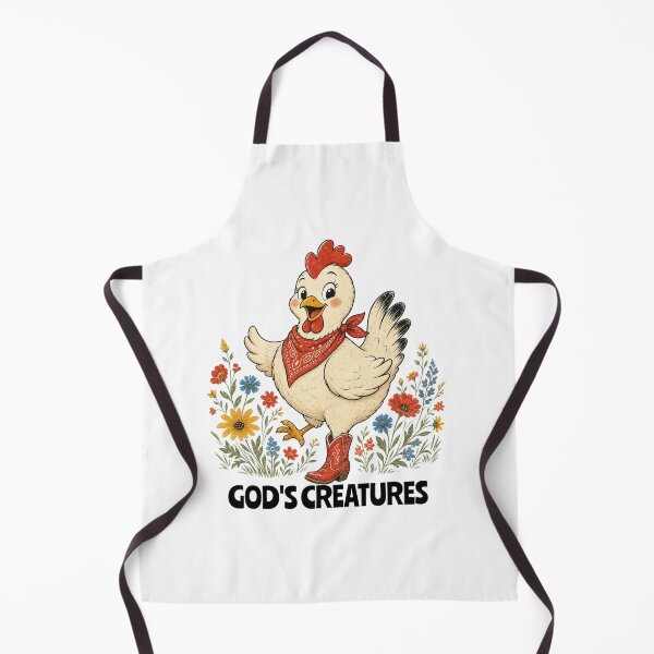 Item preview, Country Dancing Chicken God's Creatures designed and sold by Rosie's Wildflower Boutique.